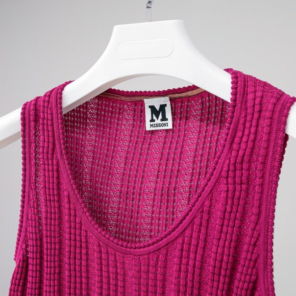 M Missoni Fuchsia Knit Tank - Picture 3 of 9
